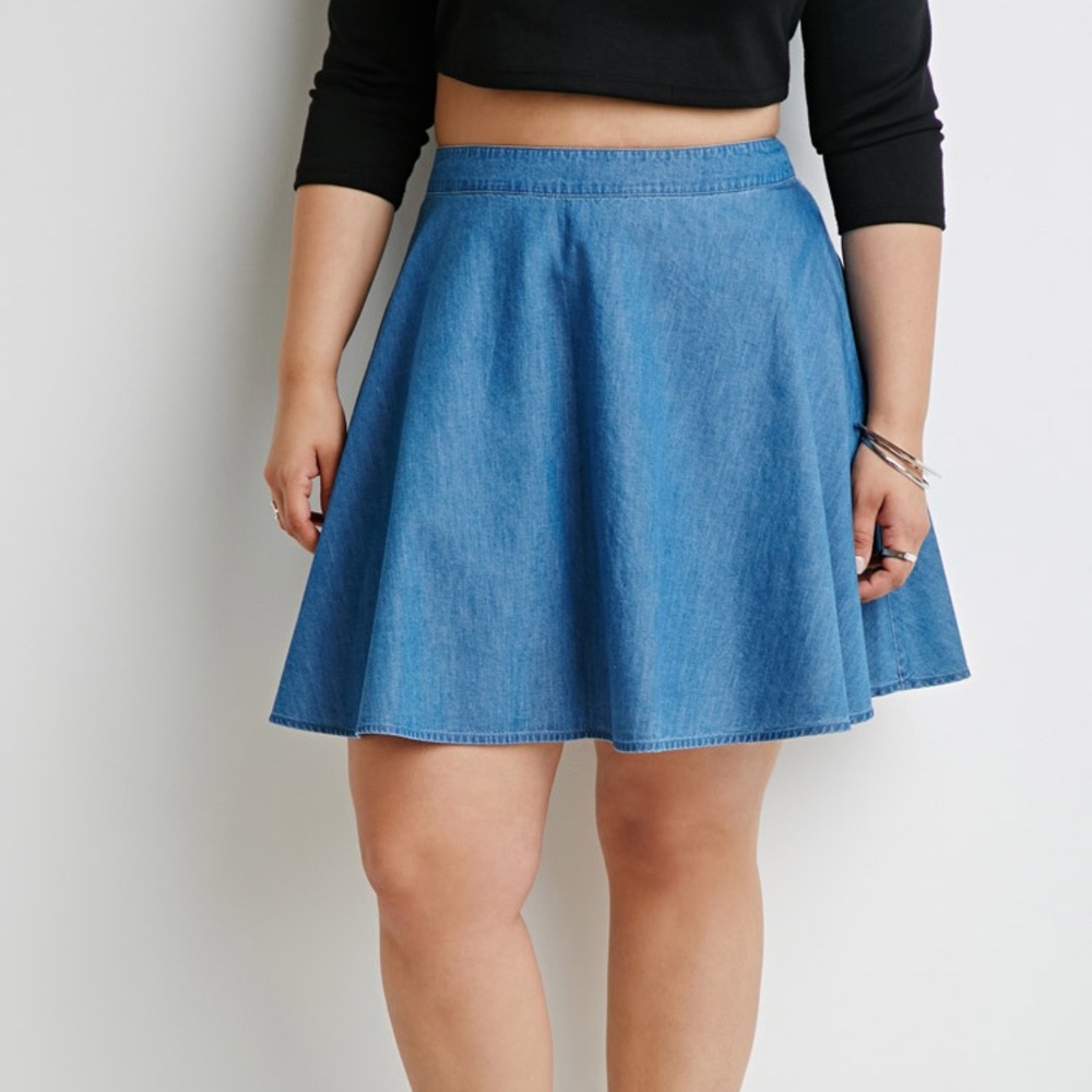 JEAN SKATER SKIRT